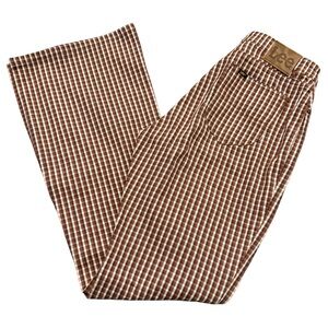 Lee Jean Checkered Modern Vintage high rise flare size 29